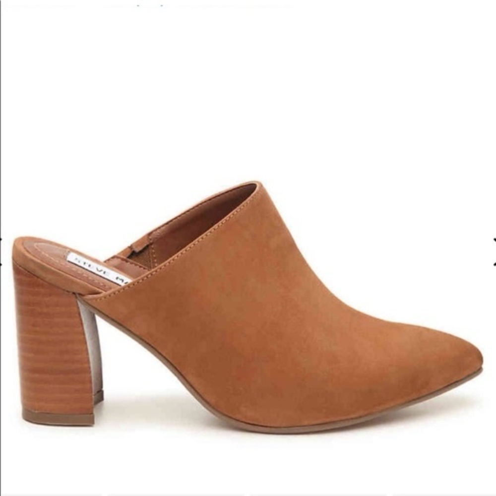 Steve Madden “Adison” mule, size 7.5. Brown leather upper. Like new!